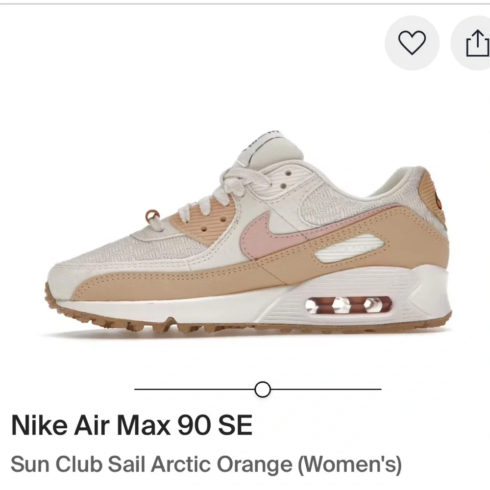 Nike Air Max 90 SE Women's Sneakers 7.5 Sun club sail - Picture 3 of 16